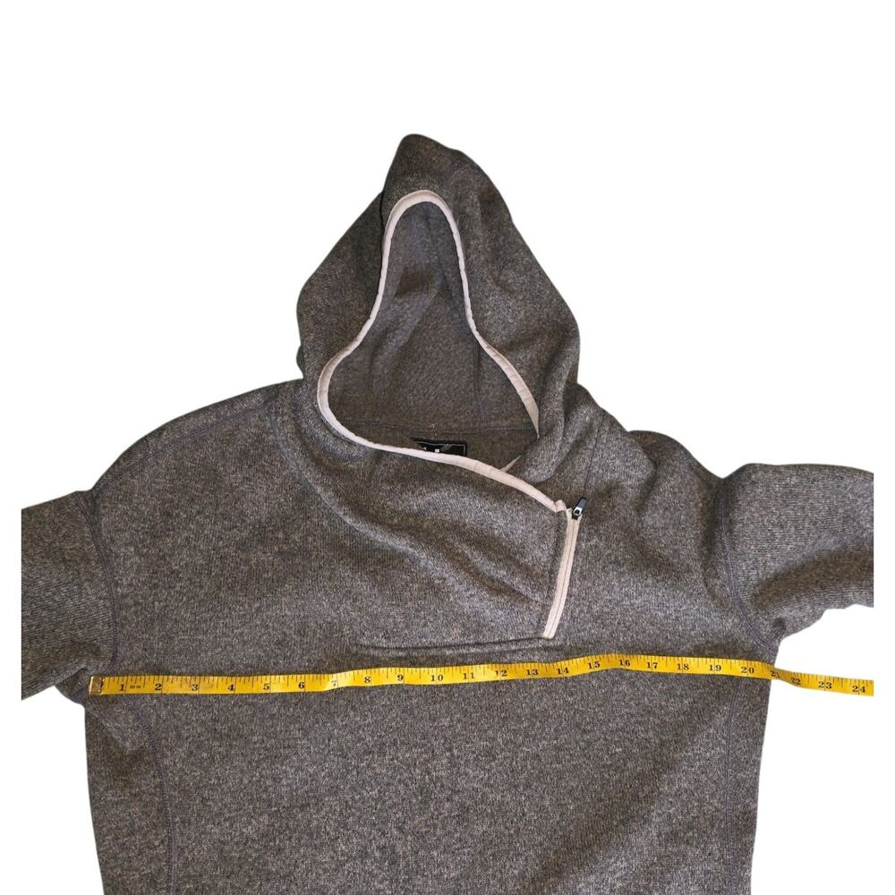 Stio Sweetwater Fleece Hoodie Thumbholes Rust Brown Large Outdoor Jacket Hiking - Picture 6 of 7
